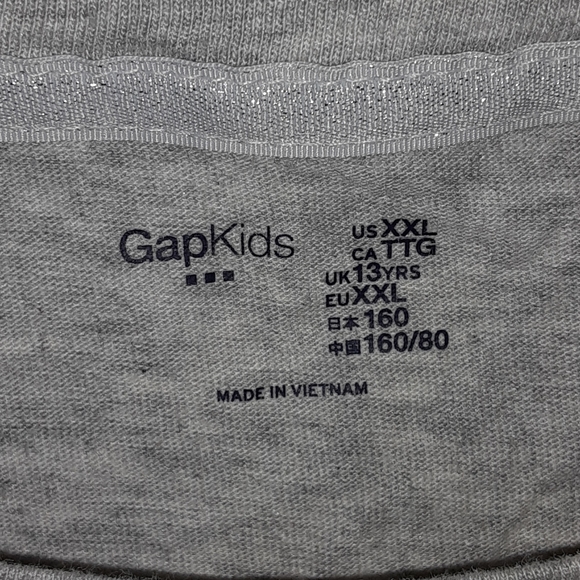 Grey gap long sleeve - Picture 2 of 2